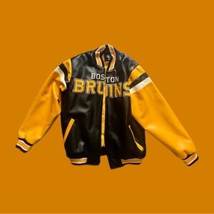 NHL bruins varsity jacket